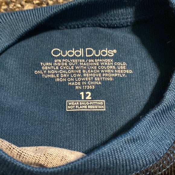 BRAND NEW Cuddl Duds Boys Size 12 Pajama Set! - Picture 4 of 4